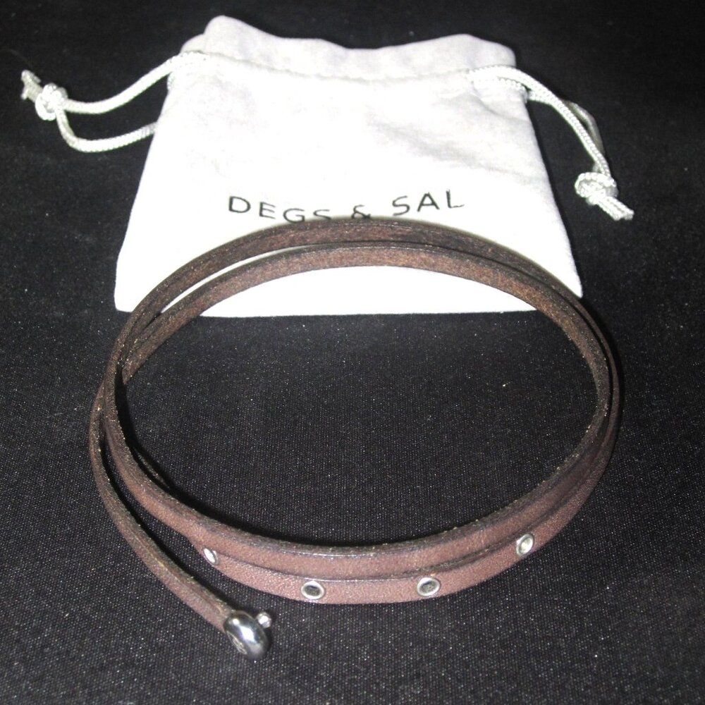 Degs & Sal Leather Wrap Bracelet
